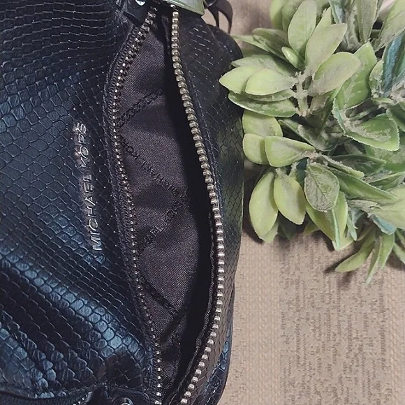 Michael Kors Mini Rhea Python Convertible Backpack - Picture 13 of 15